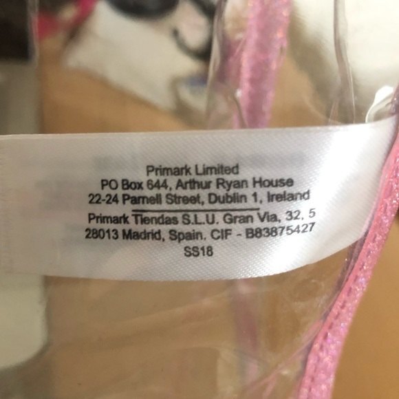 Large/Medium Pink Glitter Make-up Bag - Picture 5 of 5